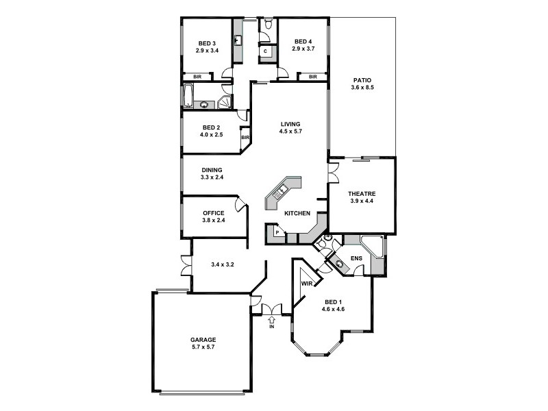 73 Lintonmarc Drive, Redcliffe WA 6104 Floorplan