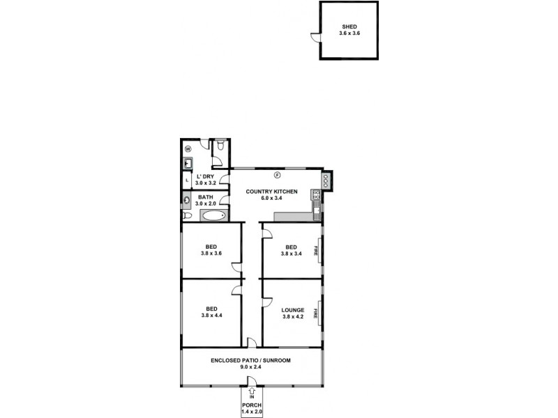 243 Epsom Avenue, Redcliffe WA 6104 Floorplan