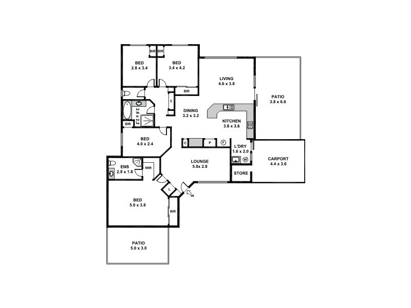 2A Acton Avenue, Bentley WA 6102 Floorplan