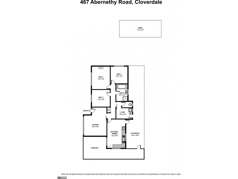 465 & 467 Abernethy Road, Cloverdale WA 6105 Floorplan