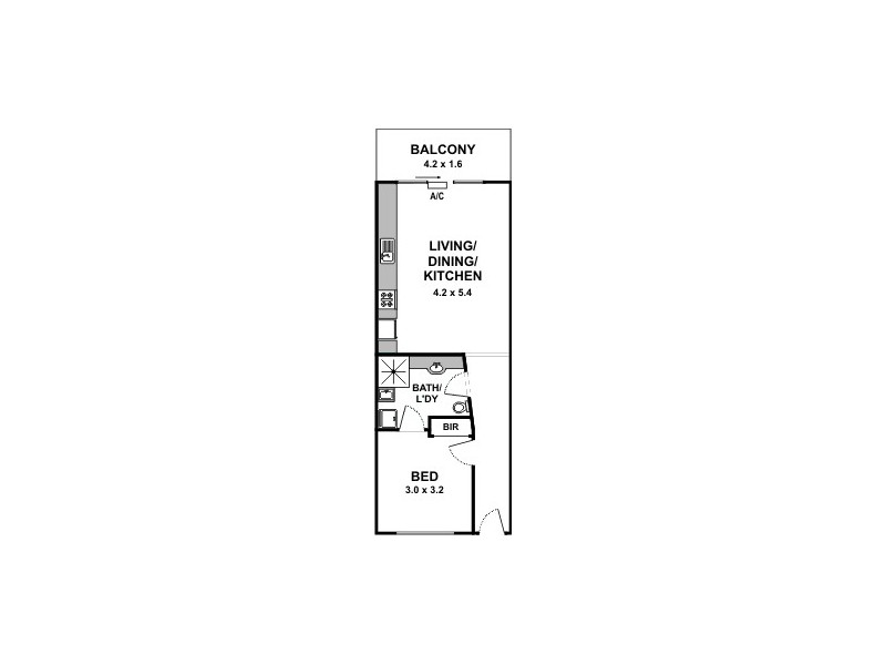 509/150 Great Eastern Highway, Ascot WA 6104 Floorplan