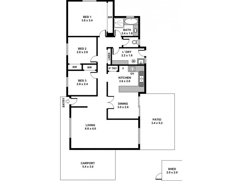 6/231 Armadale Road, Kewdale WA 6105 Floorplan