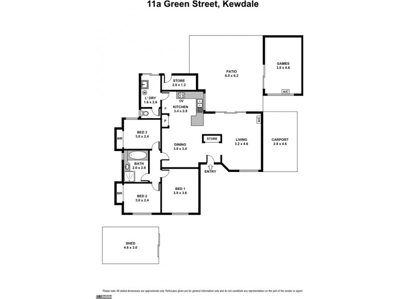 11A Green Street, Kewdale WA 6105 Floorplan