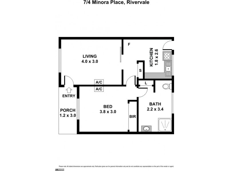 7/4 Minora Place, Rivervale WA 6103 Floorplan