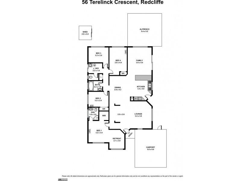 56 Terelinck Crescent, Redcliffe WA 6104 Floorplan