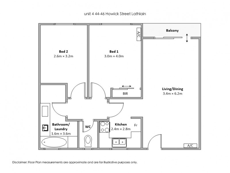 4/46-48 Rutland Avenue, Lathlain WA 6100 Floorplan