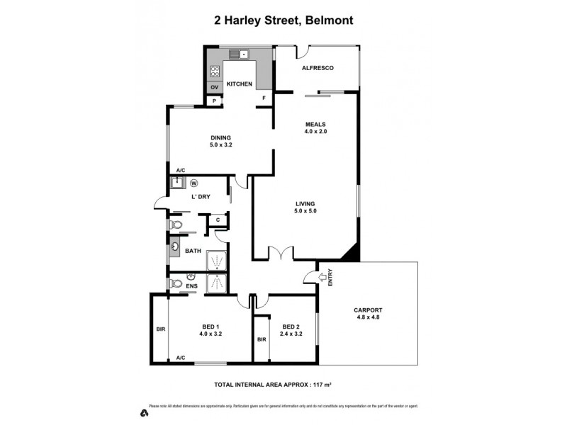 2 Harley Street, Belmont WA 6104 Floorplan
