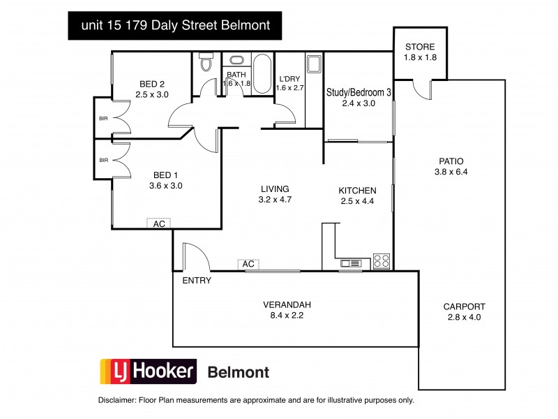 15/179 Daly Street, Belmont WA 6104 Floorplan