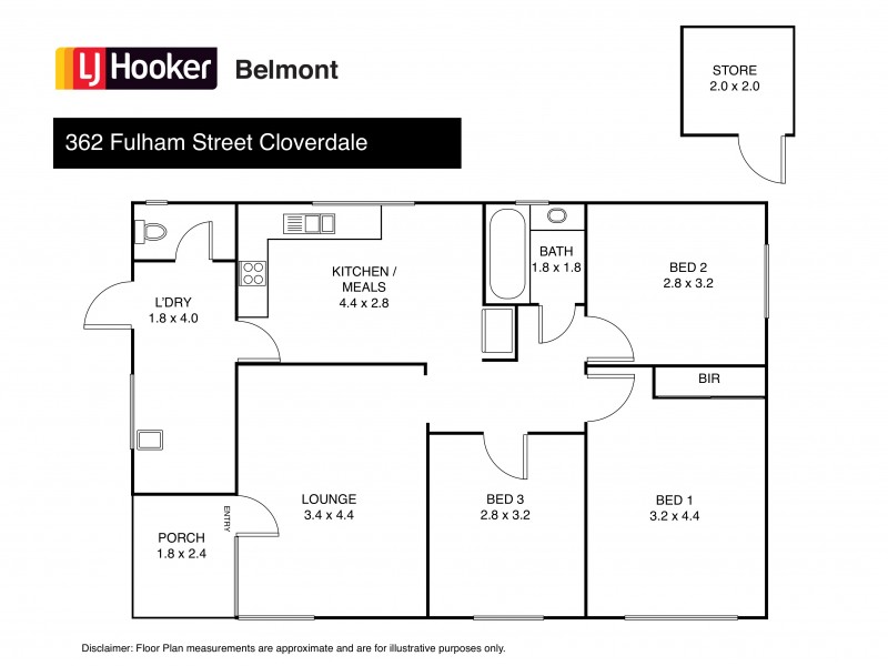 362 Fulham Street, Cloverdale WA 6105 Floorplan