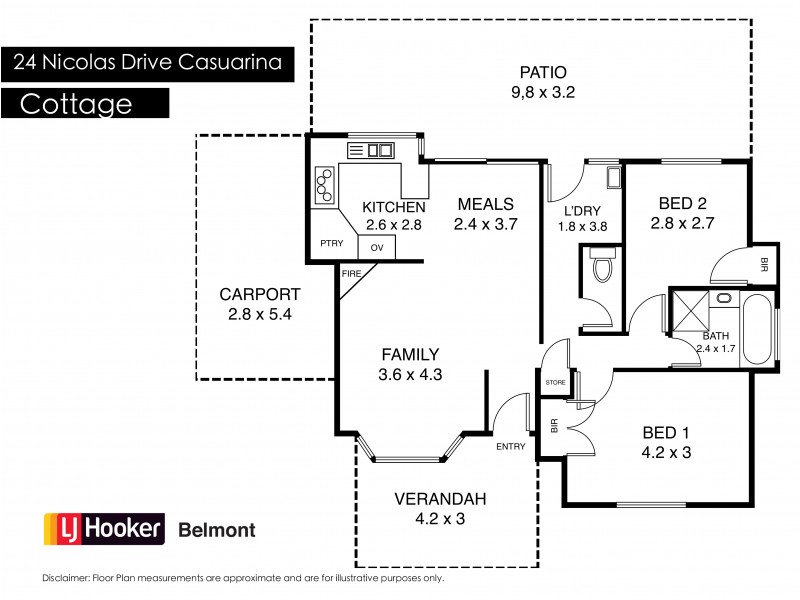 24 Nicolas drive, Casuarina WA 6167 Floorplan
