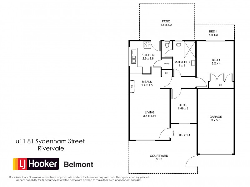 11/81 Sydenham Street, Rivervale WA 6103 Floorplan