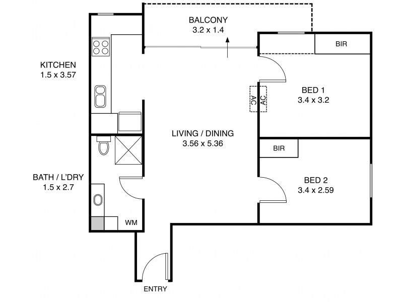 84/154 Mill Point Road, South Perth WA 6151 Floorplan