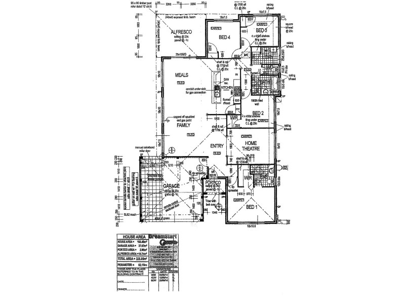 4 Gullane Way, Meadow Springs WA 6210 Floorplan