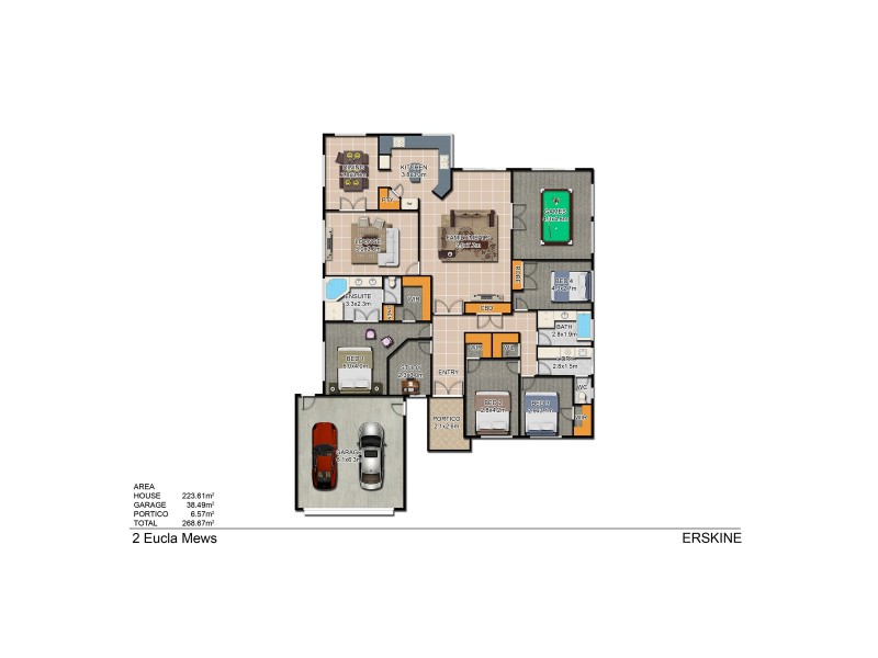 2 Eucla Mews, Erskine WA 6210 Floorplan