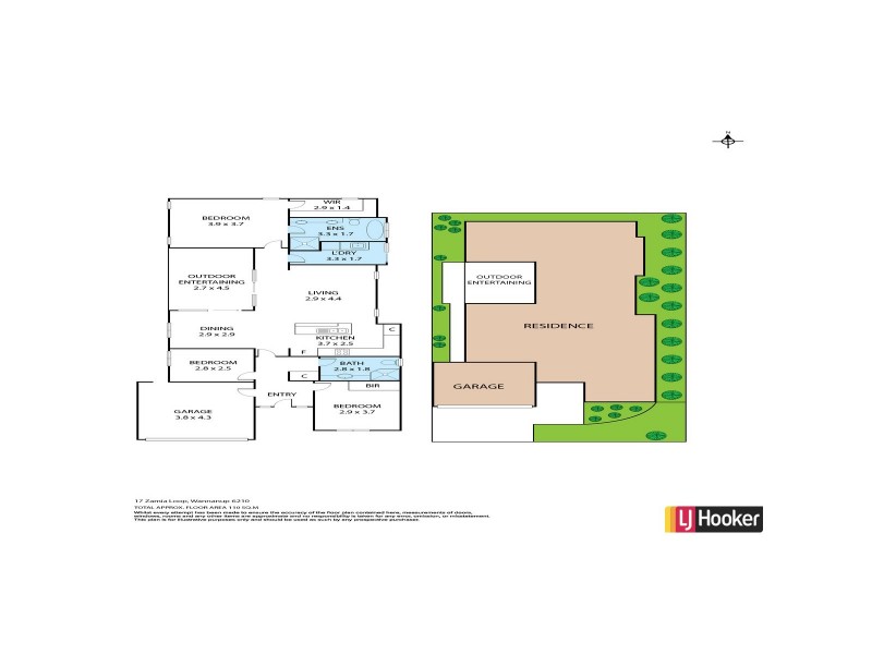 17 Zamia Loop, Wannanup WA 6210 Floorplan