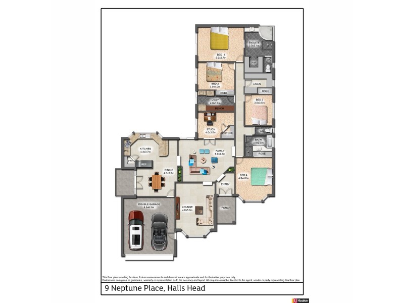 9 Neptune Place, Halls Head WA 6210 Floorplan
