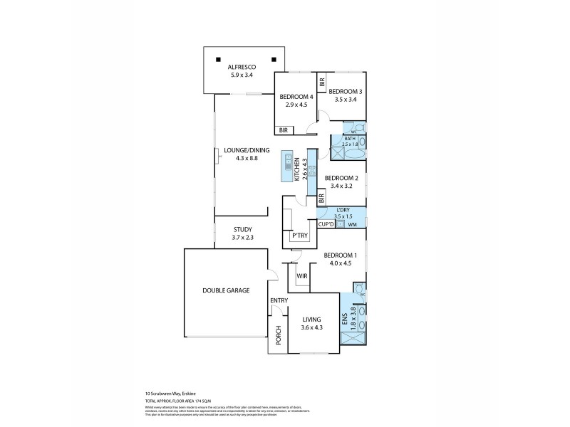 10 Scrubwren Way, Erskine WA 6210 Floorplan
