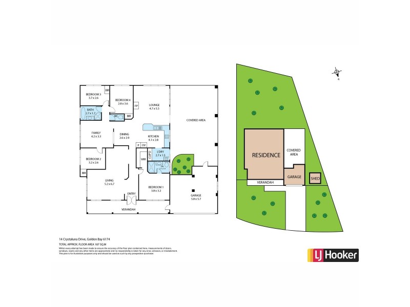 14 Crystaluna Drive, Golden Bay WA 6174 Floorplan