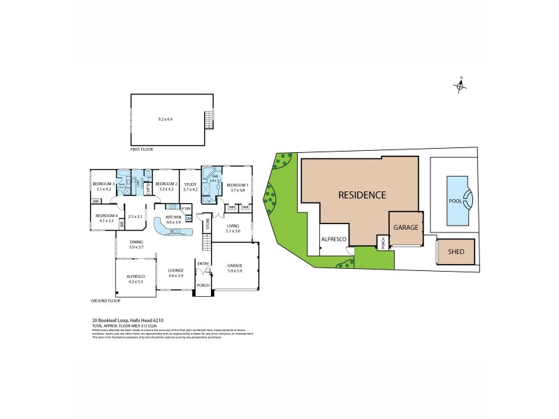 20 Bookleaf Loop, Halls Head WA 6210 Floorplan