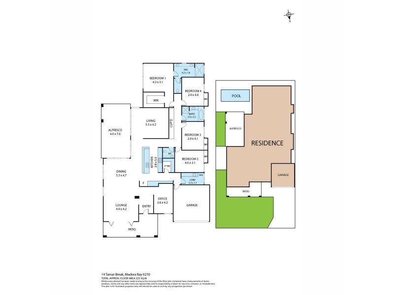 14 Tamar Break, Madora Bay WA 6210 Floorplan
