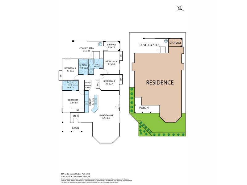 33A Leslie Street, Dudley Park WA 6210 Floorplan