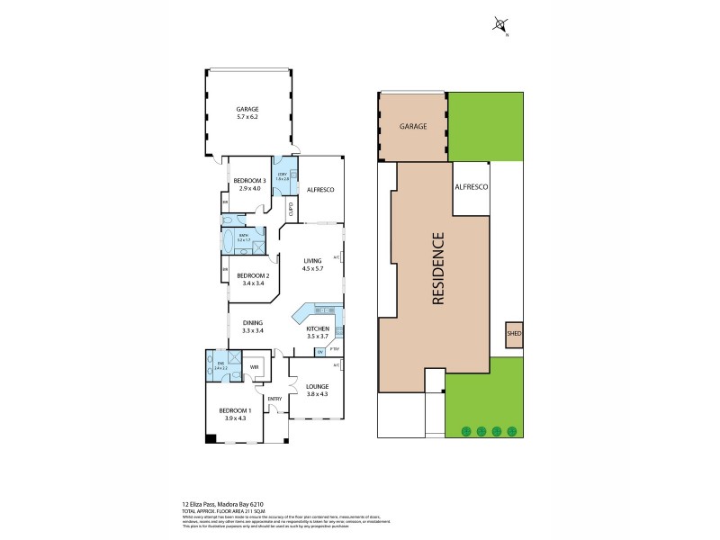 12 Eliza Pass, Madora Bay WA 6210 Floorplan