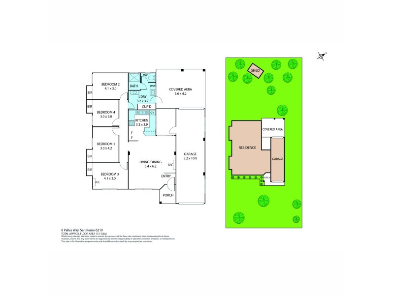 8 Pallas Way, San Remo WA 6210 Floorplan