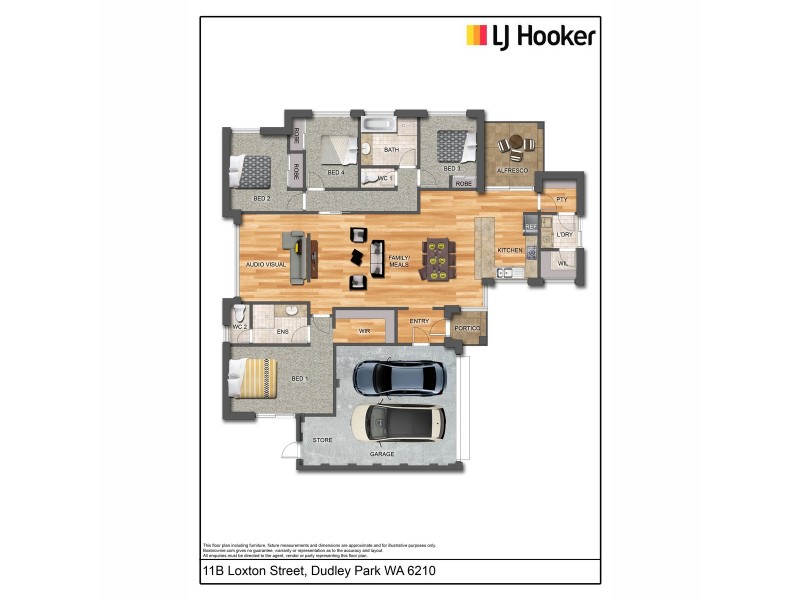 11B Loxton Street, Dudley Park WA 6210 Floorplan