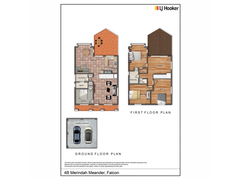 4B Merindah Meander, Falcon WA 6210 Floorplan