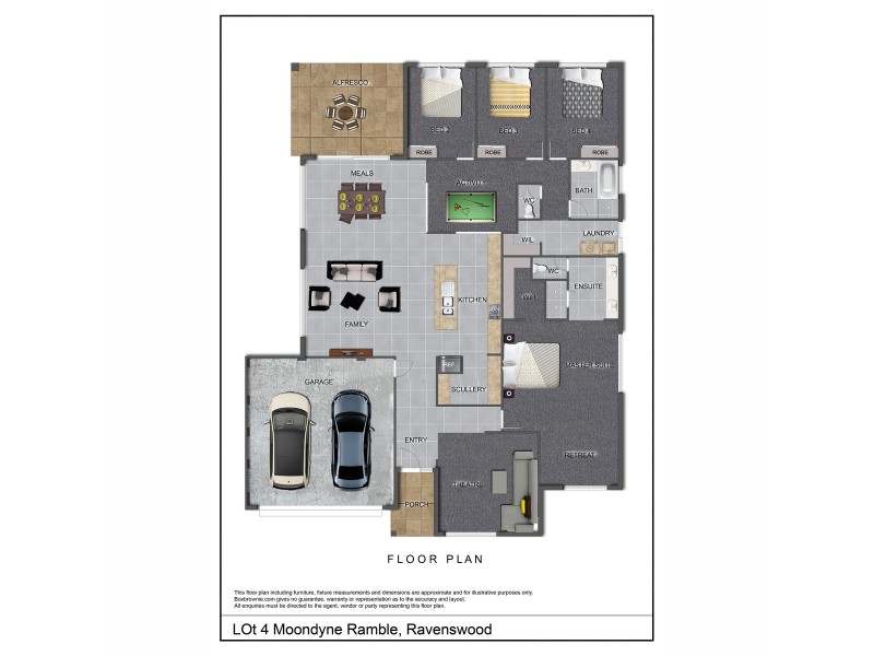 Lot 4 Moondyne Ramble, Ravenswood WA 6208 Floorplan