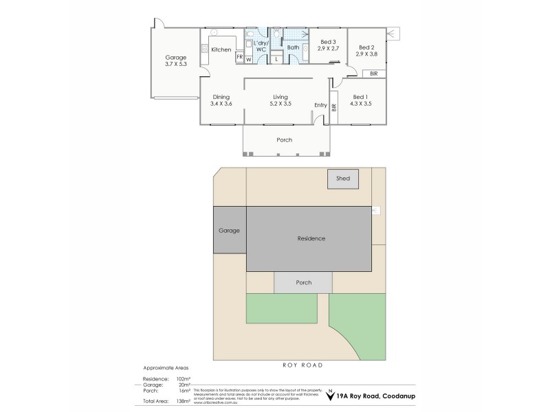 19A Roy Road, Coodanup WA 6210 Floorplan