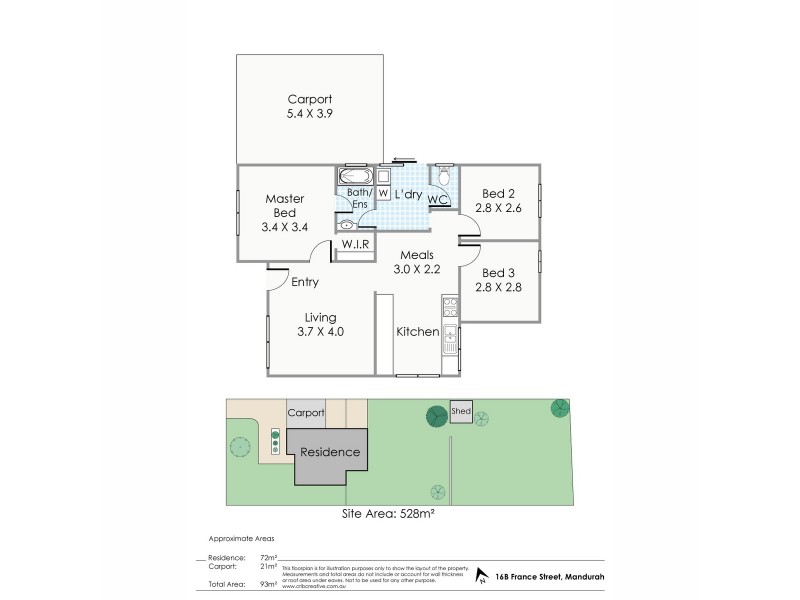 16B France Street, Mandurah WA 6210 Floorplan