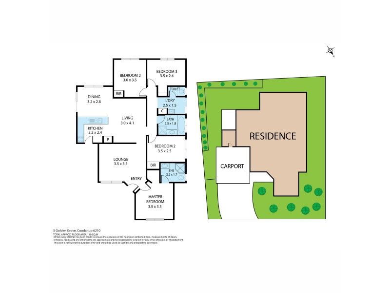 5 Golden Grove, Coodanup WA 6210 Floorplan