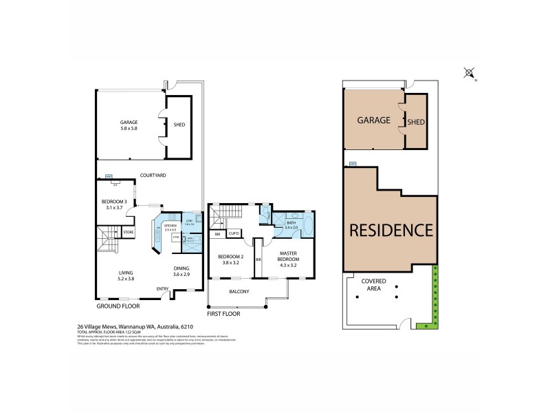26 Village Mews, Wannanup WA 6210 Floorplan