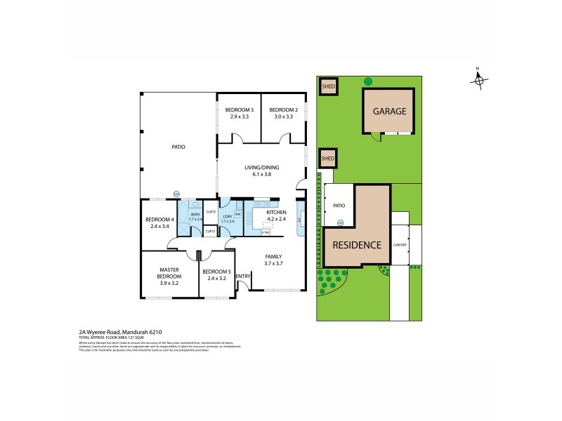 2A Wyeree Road, Mandurah WA 6210 Floorplan