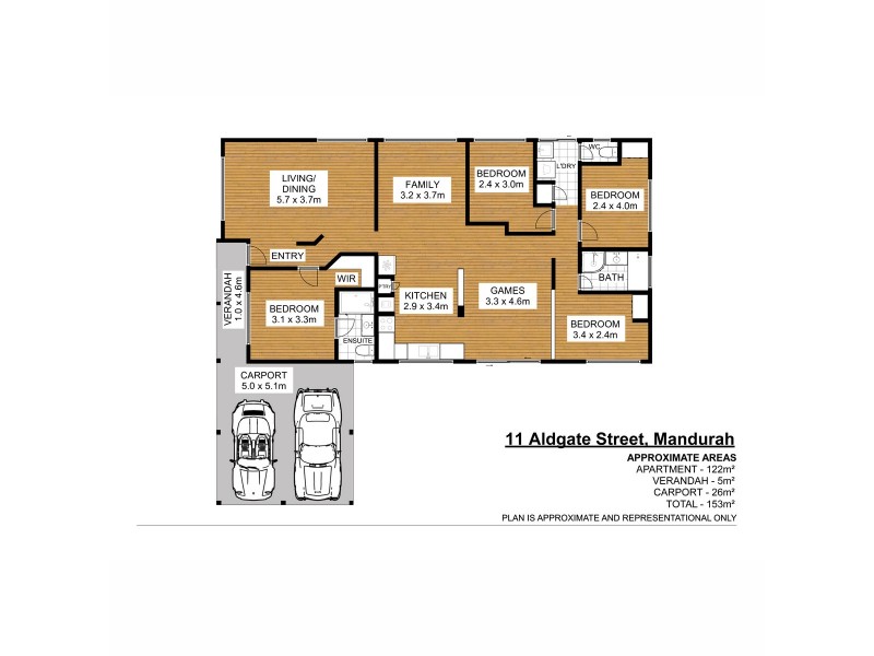 11 Aldgate Street, Mandurah WA 6210 Floorplan