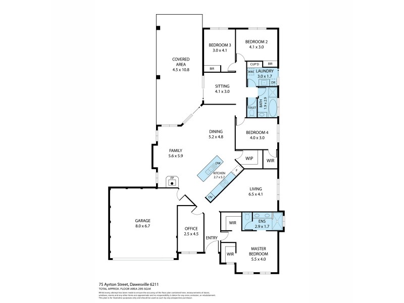 75 Ayrton Street, Dawesville WA 6211 Floorplan