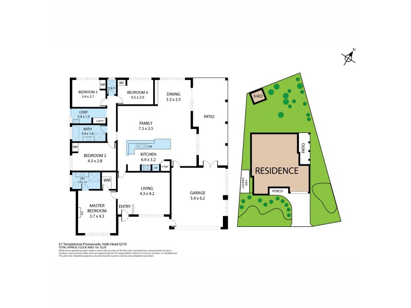 61 Templetonia Promenade, Halls Head WA 6210 Floorplan