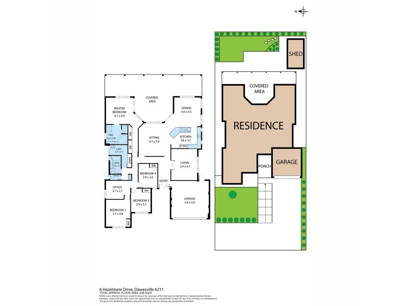 6 Hazelmere Drive, Dawesville WA 6211 Floorplan