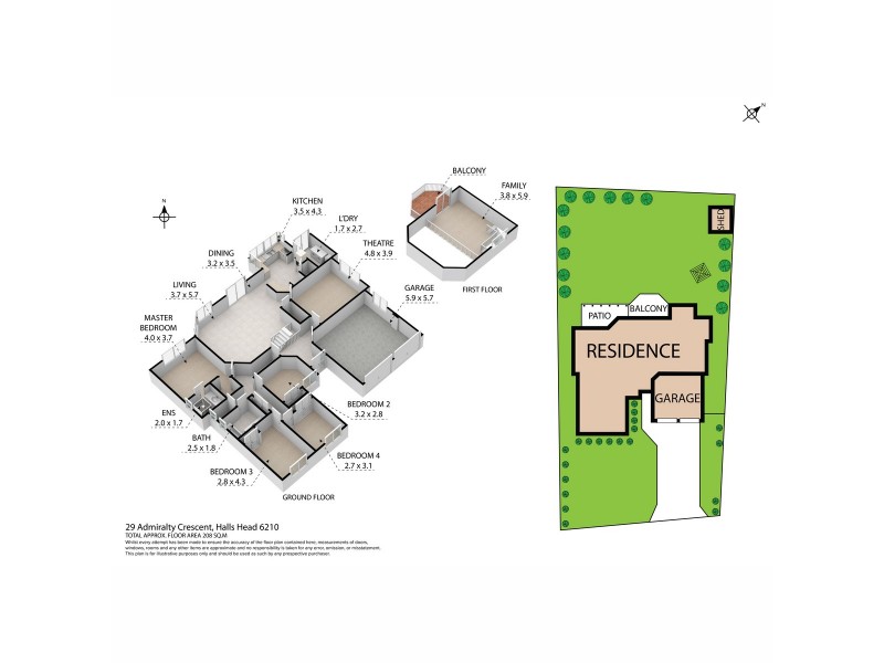 29 Admiralty Crescent, Halls Head WA 6210 Floorplan