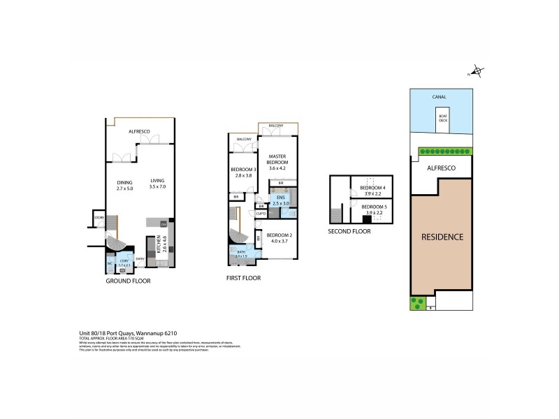 80/18 Port Quays, Wannanup WA 6210 Floorplan