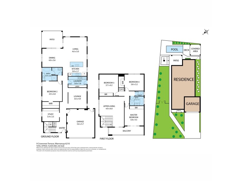 9 Crowsnest Terrace, Wannanup WA 6210 Floorplan