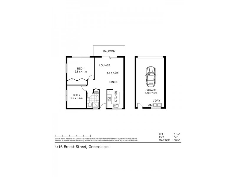 4/16 Ernest Street, Greenslopes QLD 4120 Floorplan