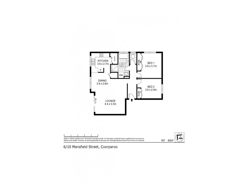 6/10 Mansfield Street, Coorparoo QLD 4151 Floorplan
