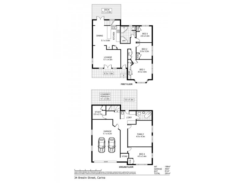34 Breslin Street, Carina QLD 4152 Floorplan