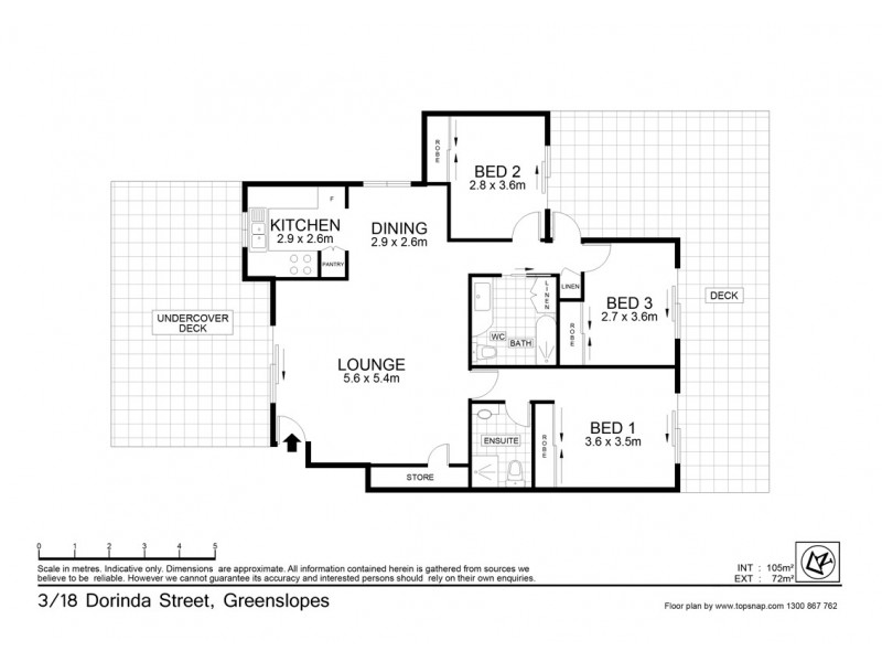 3/18 Dorinda Street, Greenslopes QLD 4120 Floorplan