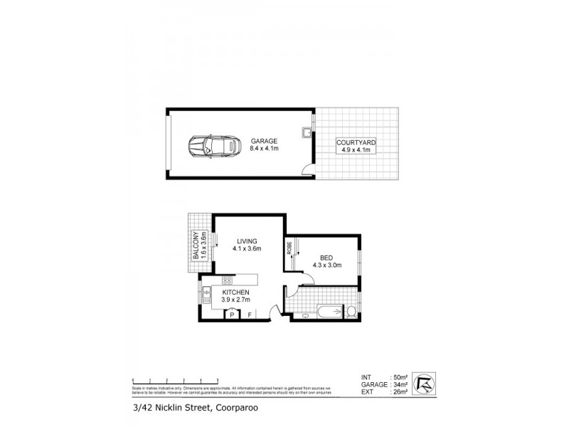 3/42 Nicklin Street, Coorparoo QLD 4151 Floorplan