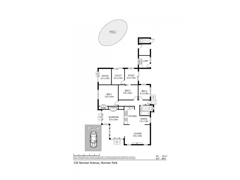 150 Norman Avenue, Norman Park QLD 4170 Floorplan