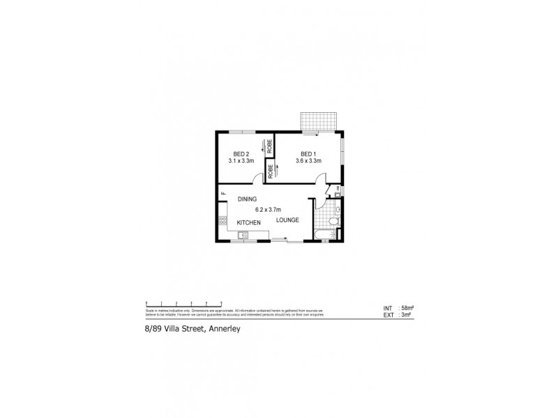 8/89 Villa Street, Annerley QLD 4103 Floorplan