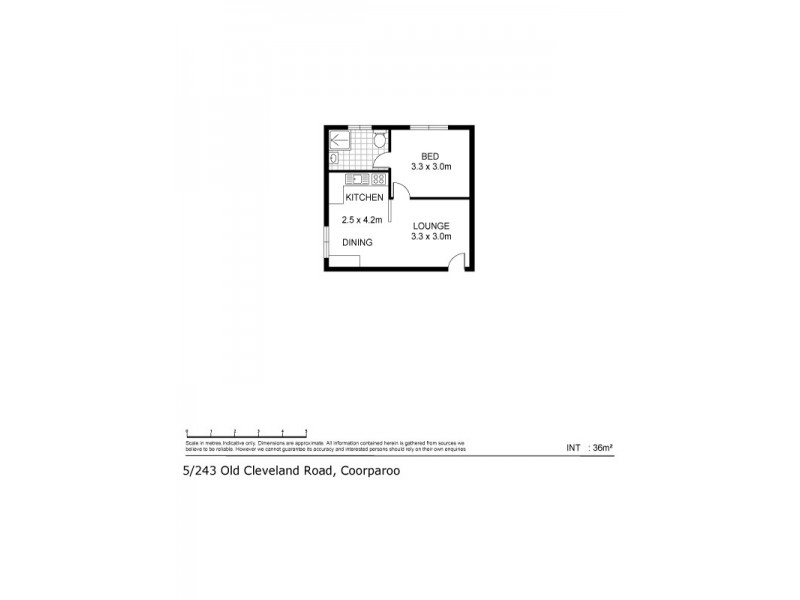 5/243 Old Cleveland Road, Coorparoo QLD 4151 Floorplan